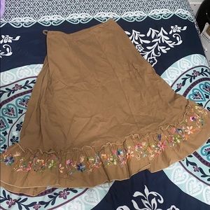 Vintage floral skirt